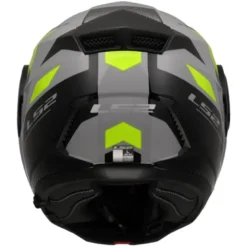 Casco Modulare LS2 FF902 Scope II Duria Grigio Giallo Alta Visibilità