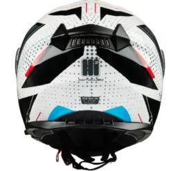 Casco Modulare Motocubo 930 Flip Tourer Fusion Bianco Nero Lucido