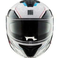 Casco Modulare Motocubo 930 Flip Tourer Fusion Bianco Nero Lucido