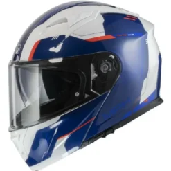 Casco Modulare MPH Raptor Space Bianco Blu Rosso