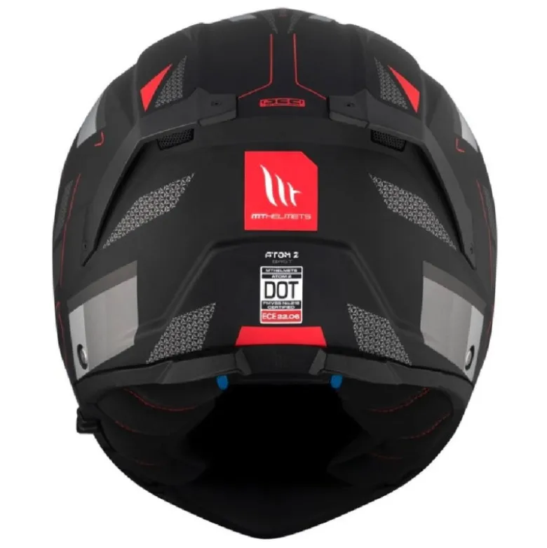 Casco Modulare Mt Helmets con Interfono Mt-Rider Fu404Sv Atom 2 Sv Bast Opaco