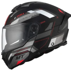 Casco Modulare Mt Helmets con Interfono Mt-Rider Fu404Sv Atom 2 Sv Bast Opaco