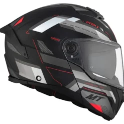Casco Modulare Mt Helmets con Interfono Mt-Rider Fu404Sv Atom 2 Sv Bast Opaco