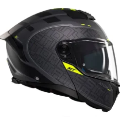 Casco Modulare Mt Helmets con Interfono Mt-Rider Fu404Sv Atom 2 Sv Destiny Opaco