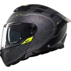 Casco Modulare Mt Helmets con Interfono Mt-Rider Fu404Sv Atom 2 Sv Destiny Opaco