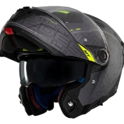 Casco Modulare Mt Helmets con Interfono Mt-Rider Fu404Sv Atom 2 Sv Destiny Opaco