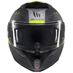 Casco Modulare Mt Helmets con Interfono Mt-Rider Fu404Sv Atom 2 Sv Destiny Opaco
