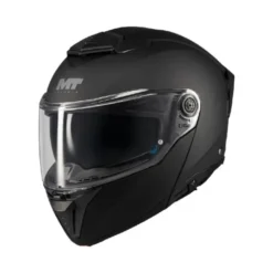 Casco Modulare Mt Helmets Fu404Sv Atom 2 A1 Sv Pure Nero Opaco