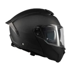 Casco Modulare Mt Helmets Fu404Sv Atom 2 A1 Sv Pure Nero Opaco