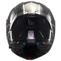 Casco Modulare Mt Helmets Fu404Sv Atom 2 Sv A1 Solid Lucido Nero