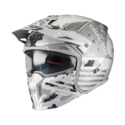 Casco Modulare Mt Helmets Tr902B Sv Streetfighter A2 Sv S Belic Grigio Opaco