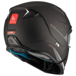 Casco Modulare Mt Helmets Tr902B Sv Streetfighter Sv S A1 Solid Opaco Nero Opaco