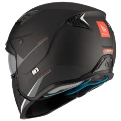 Casco Modulare Mt Helmets Tr902B Sv Streetfighter Sv S A1 Solid Opaco Nero Opaco