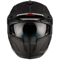 Casco Modulare Mt Helmets Tr902B Sv Streetfighter Sv S A1 Solid Opaco Nero Opaco