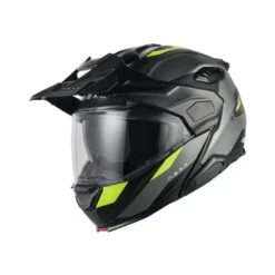 Casco Modulare Nexx X.Lifecountry Terra Grigio Giallo Neon Opaco