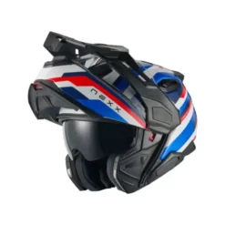 Casco Modulare Nexx X.Lifecountry Westbound Blu Rosso Opaco