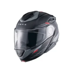 Casco Modulare Nexx X.Lifetour Globe Nero Rosso Opaco