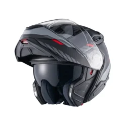 Casco Modulare Nexx X.Lifetour Globe Nero Rosso Opaco