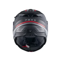Casco Modulare Nexx X.Lifetour Globe Nero Rosso Opaco