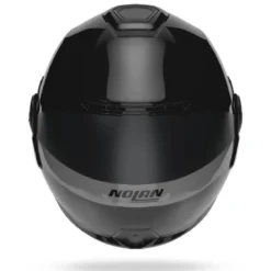 Casco Modulare Nolan N120-1 Blocco 357 Nero Antracite Rosso Bianco Lucido