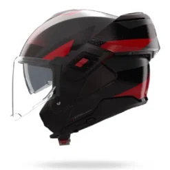 Casco Modulare Nolan N120-1 Ciclone 364 Grigio Lava Nero Rosso