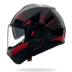 Casco Modulare Nolan N120-1 Ciclone 364 Grigio Lava Nero Rosso