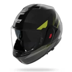 Casco Modulare Nolan N120-1 Ciclone 362 Grigio Lava Nero Verde Impulso Opaco