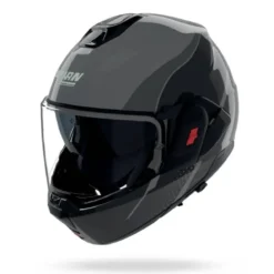 Casco Modulare Nolan N120-1 Fluente 361 Grigio Lava Nero Antracite Lucido