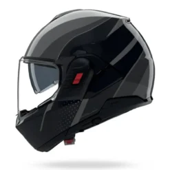 Casco Modulare Nolan N120-1 Fluente 361 Grigio Lava Nero Antracite Lucido