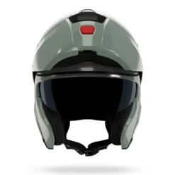 Casco Modulare Nolan N90-3 06 Verniciatura Speciale 349 Nero Verde Grigio Lucido