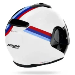 Casco Modulare Nolan X-1005 Ultra Gemini 349 Carbonio Bianco Rosso Blu