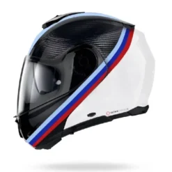 Casco Modulare Nolan X-1005 Ultra Gemini 349 Carbonio Bianco Rosso Blu