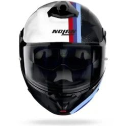 Casco Modulare Nolan X-1005 Ultra Gemini 349 Carbonio Bianco Rosso Blu