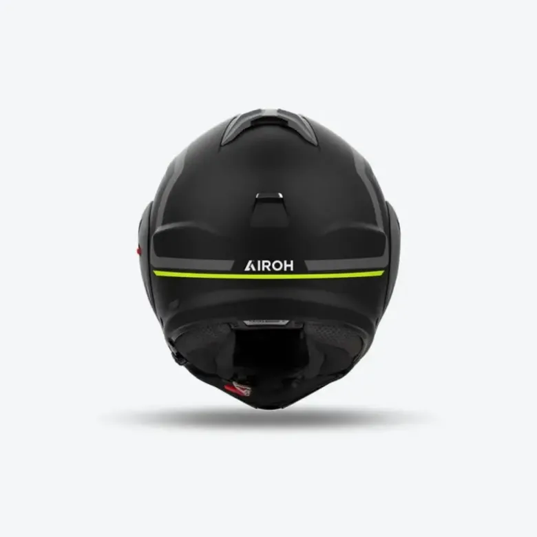 Casco Modulare Reversibile Airoh Mathisse II Genius Giallo Opaco