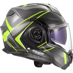 Casco Modulare Reversibile Carbonio Ls2 FF901 Advant X C FUTURE II Giallo Alta Visibilità