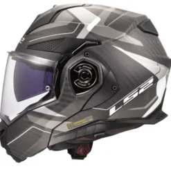 Casco Modulare Reversibile Carbonio Ls2 FF901 Advant X C HORIZON Silver Grigio