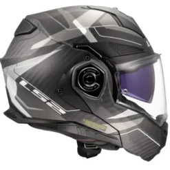 Casco Modulare Reversibile Carbonio Ls2 FF901 Advant X C HORIZON Silver Grigio