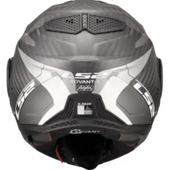 Casco Modulare Reversibile Carbonio Ls2 FF901 Advant X C HORIZON Silver Grigio
