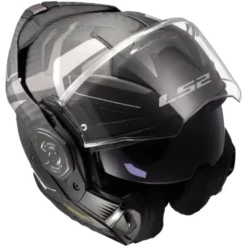 Casco Modulare Reversibile Carbonio Ls2 FF901 Advant X C HORIZON Silver Grigio