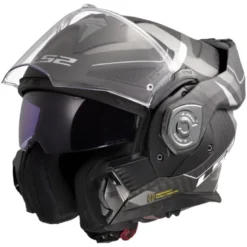 Casco Modulare Reversibile Carbonio Ls2 FF901 Advant X C HORIZON Silver Grigio