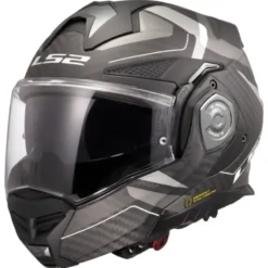 Casco Modulare Reversibile Carbonio Ls2 FF901 Advant X C HORIZON Silver Grigio