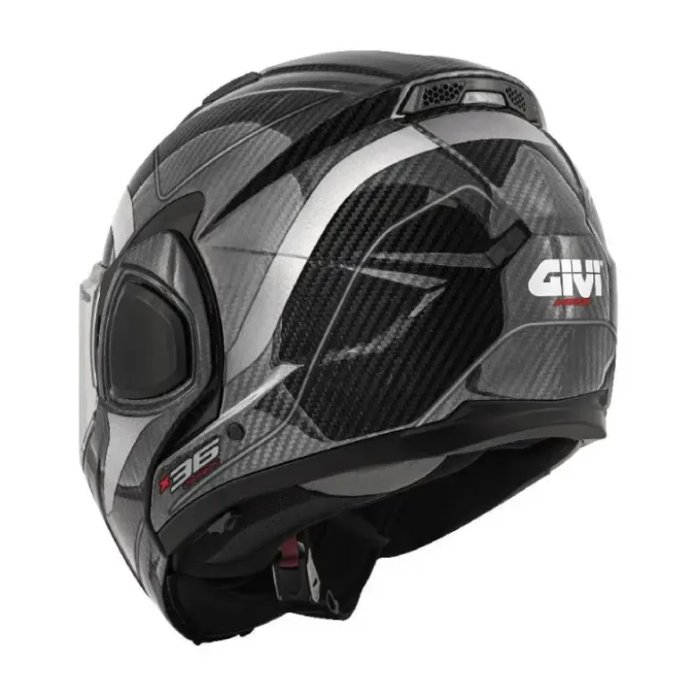 Casco Modulare Reversibile Givi X.36 Carbonio Nero Lucido