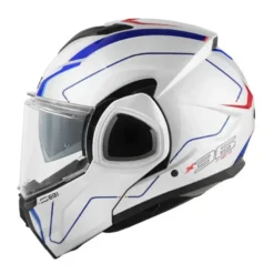 Casco Modulare Reversibile Givi X.36 Fiber Pulse Bianco Blu Rosso
