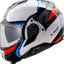 Casco Modulare Reversibile Ls2 FF910 Advant II Triple Bianco Blu Rosso