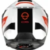 Casco Modulare Schuberth C5 ECE Eclipse Bianco Rosso Nero