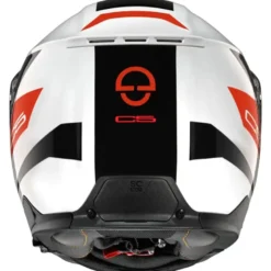 Casco Modulare Schuberth C5 ECE Eclipse Bianco Rosso Nero