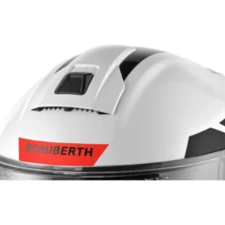 Casco Modulare Schuberth C5 ECE Eclipse Bianco Rosso Nero