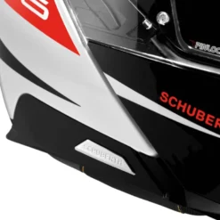 Casco Modulare Schuberth C5 ECE Eclipse Bianco Rosso Nero