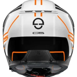 Casco Modulare Schuberth C5 ECE Master Arancione Bianco