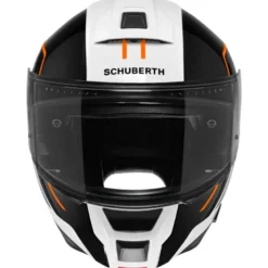 Casco Modulare Schuberth C5 ECE Master Arancione Bianco